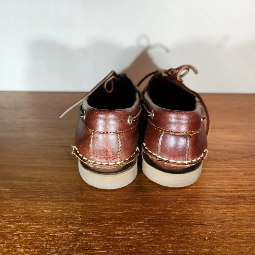 Timberland Women’s Brown Leather Boat Shoes